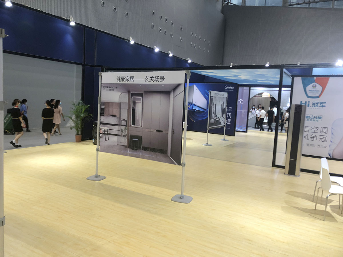 快展架搭建-展会背景板-展位搭建
