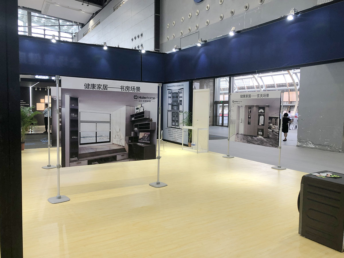 快展架搭建-展会背景板-展位搭建